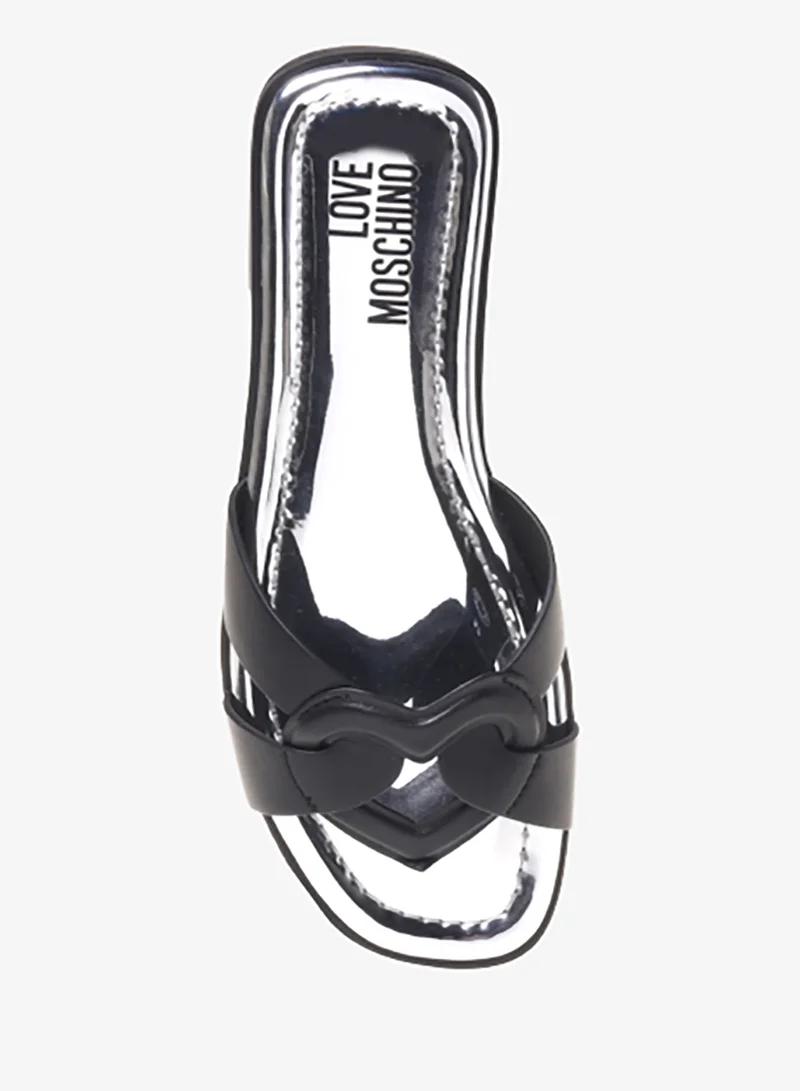 Love Moschino  Casual Slip On Flat Sandals for Women | Best Price UAE
